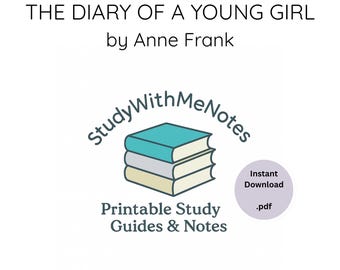 The Diary of a Young Girl Study Guide | Book Club Notes (PDF Download)