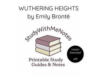 Wuthering Heights Study Guide | Plot, Themes, Character Analysis (PDF Download)