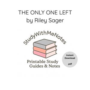 The Only One Left Custom Study Guide | Book Club Notes (PDF Download)