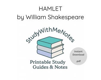 Hamlet Study Guide | Book Club Notes (PDF Download)