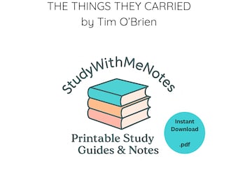 The Things They Carried Study Guide | Book Club Notes (PDF Download)