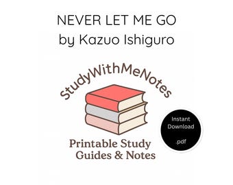 Never Let Me Go Study Guide | Book Club Notes (PDF Download)