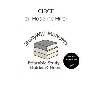 Circe Study Guide | Book Club Notes (PDF Download)