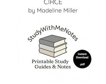 Circe Study Guide | Book Club Notes (PDF Download)