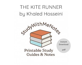 The Kite Runner Study Guide | Book Club Notes (PDF Download)