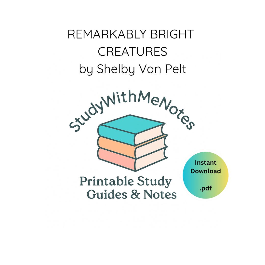 Remarkably Bright Creatures Study Guide | Book Club Notes (PDF Download ...