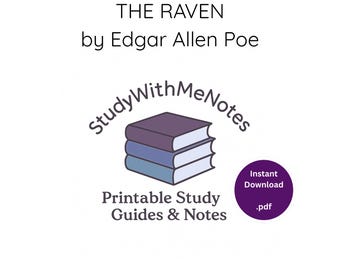 The Raven Study Guide | Short Story Analysis (PDF Download)