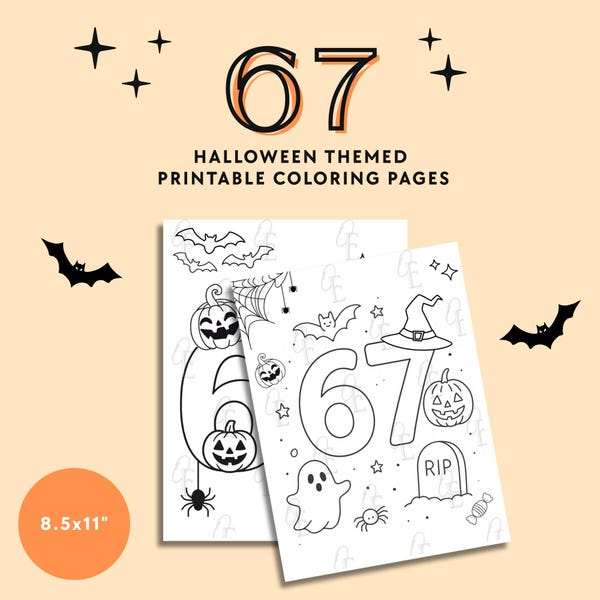 67 coloring sheet printable - Etsy Nederland