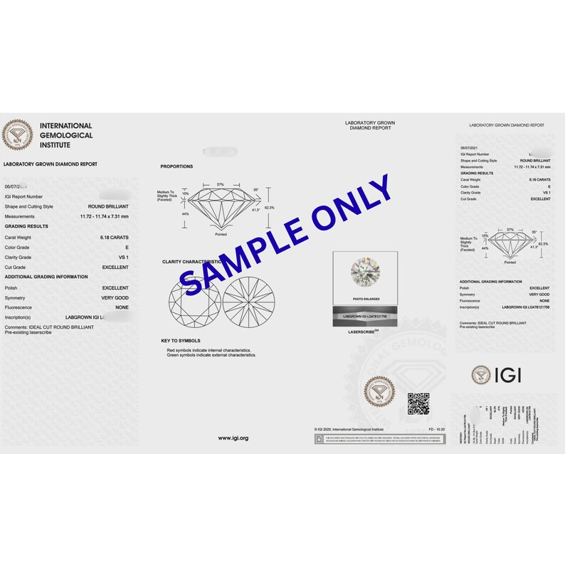 Oval Cut Lab Diamond Engagement Ring, 14k White Gold Bridal Set, IGI Certified image 8