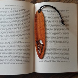 Big Island Koa laser engraved bookmarks