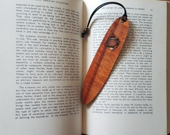 Big Island Koa laser engraved bookmarks