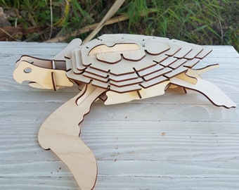 3D honu puzzle