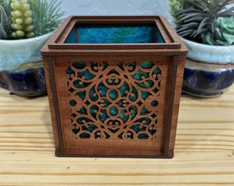 Tealight SVG laser cut file (digital file only) Tealight02