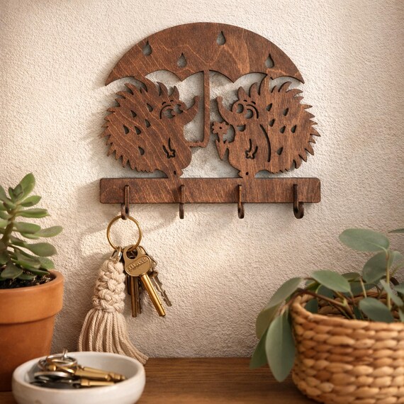 Schlüssel Haken, Wand Haken, Schlüssel Haken, Wand Organizer für Igel