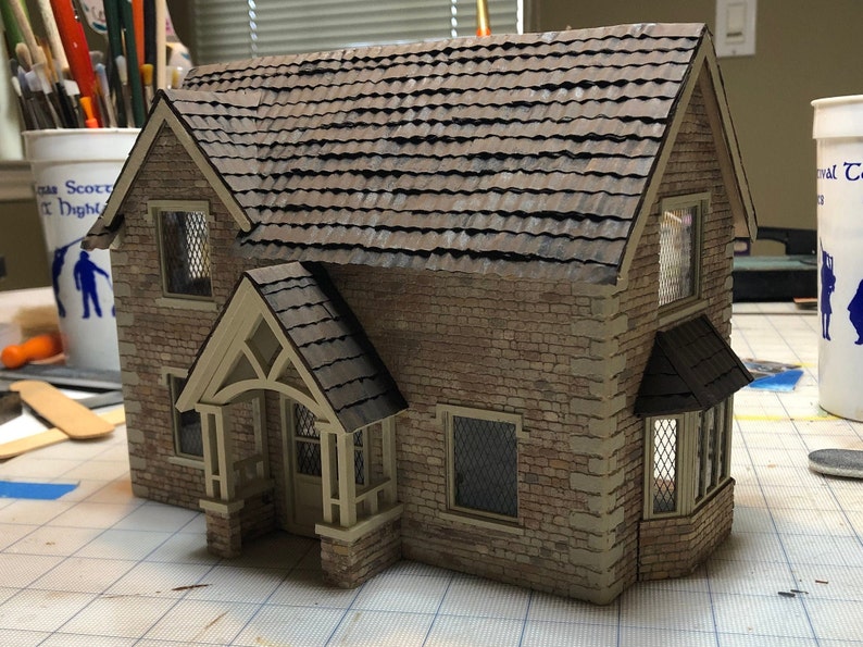 148 Quarter Inch Scale Dollhouse Kit Carson's Cottage Etsy