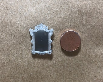 Venetian Glass Mirror - Quarter Inch Scale Dollhouse Furniture