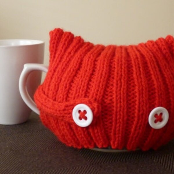 Vente de dédouanement - Knit Teapot Warmer, 6 Cup Cozy, Couverture de théière