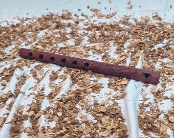 Handcrafted Wooden Flute/Bansuri Woodwind Flute Musical Mouth Instrument (Size-13 Inch Approx.)