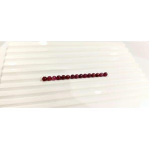 Ruby Ball  4.5 mm | Tiny Red Gemstone Spheres | Handmade Jewellery Supply