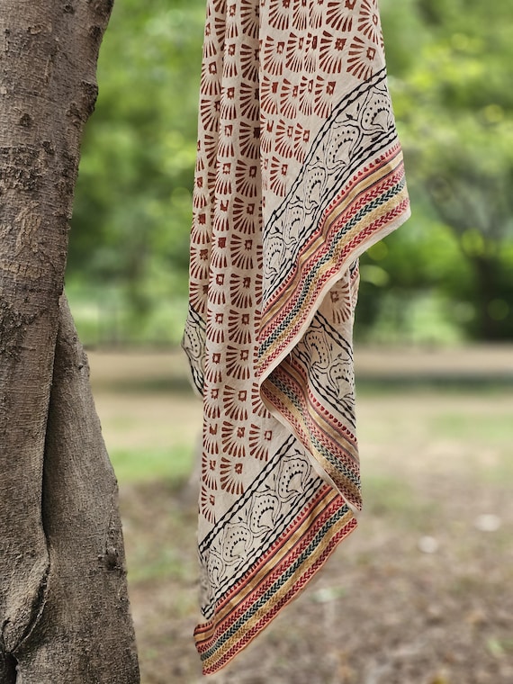 Indian Block Print Sarong, Sarong Beach Wrap, Cotton Sarong,Pareo, Block Print Scarf, Summer Beach Pareo ,Size 44x72 Inch