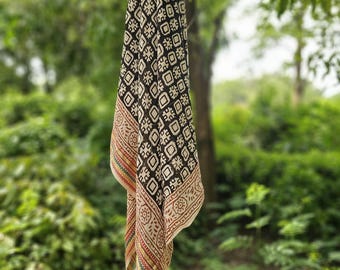 Cotton Sarong Wrap, Handmade Beach Cover Up, Block Print Pareo, Swimwear Coverup, Resort Wear Scarf, Women's Beach Wrap