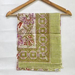 Indian Block Print Sarong, Sarong Beach Wrap, Cotton Sarong, Pareo, Block Print Scarf, Summer Beach Pareo