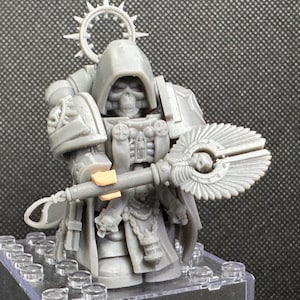 Custom armor set for skull ghost outer space marine chaplain minifigure | building blocks compatible