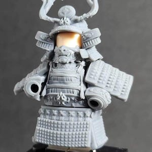 Ensemble d&#39;armure de samouraï traditionnel japonais personnalisé | Compatible avec les blocs de construction