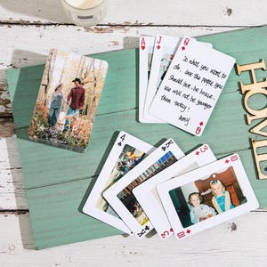 Custom Playing Cards, Wedding Guest Book, Unique Photo Gift, Wedding Playing Cards, Wedding Favor, Custom Gift, Christmas Poker Game Cards