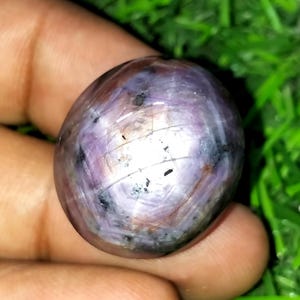 Oval Star Ruby Sapphire Cabochon, 63 Carat (20X18X15 MM)