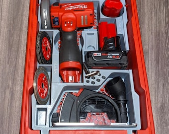 M12 Cutoff Tool organiser for Packout Drawer - Free 3D Print Model