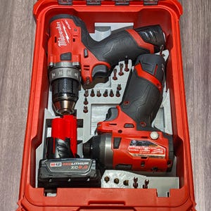 Milwaukee M12 Hammer Drill Impact Driver Combo Inserts Magnetic Bit Storage for PACKOUT