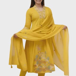 Pakistani Designer Chinnon silk fully embroidered Sequence Work Readymade Salwar Kameez Stitched Wedding Wear Suits