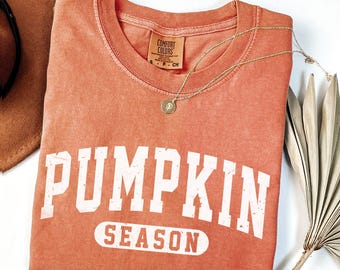 Comfort Colors Pumpkin Season Shirt, Fall Gifts, Fall Season Shirt, Thanksgiving Gift, Cute Autumn tee, Pumpkin Patch Shirt,Fall Graphic Tee