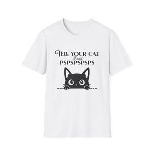 Cute Cat Lovers T-Shirt, Unisex Softstyle Tshirt, Funny Pet Apparel, Gift for Cat Owners, Cat Lover Tee, Animal Lover Shirt