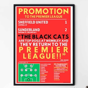 Sunderland Promotion Poster