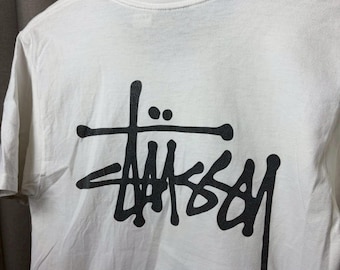 Vintage STUSSY Big Logo Shirt Size S Rl04 - Etsy