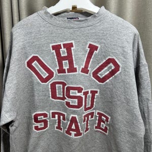 Vintage sweter Ohio State Buckeye rozmiar L ts02