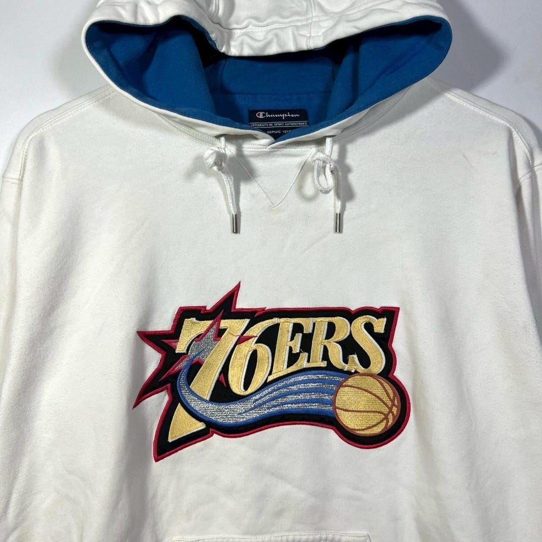 Vintage Champion Philadelphia 76ers Hoodie Size M Ts03 - Etsy Israel