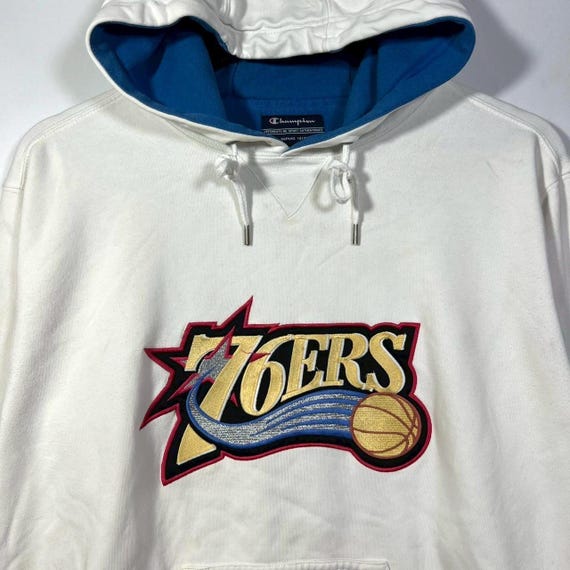 Vintage Champion Philadelphia 76ers Hoodie Size M Ts03 - Etsy