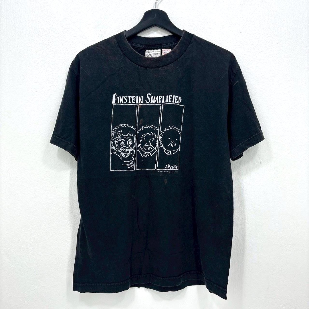 Vintage 1991s Einstein Simplified S. Harris ART Shirt Size M Wts02