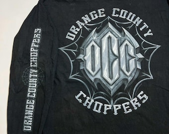 Vintage Orange County Choppers Long Sleeve T-Shirt size L  RL01