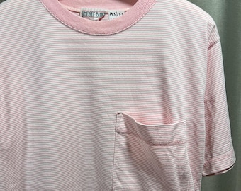 Vintage 90s Striped Pocket Shirt size M stt01