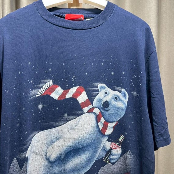 Vintage 90s Coca Cola Polar Bear Shirt Size XL RL03 - Etsy Vintage 90s Coca Cola Polar Bear Shirt Size XL RL03 - Etsy