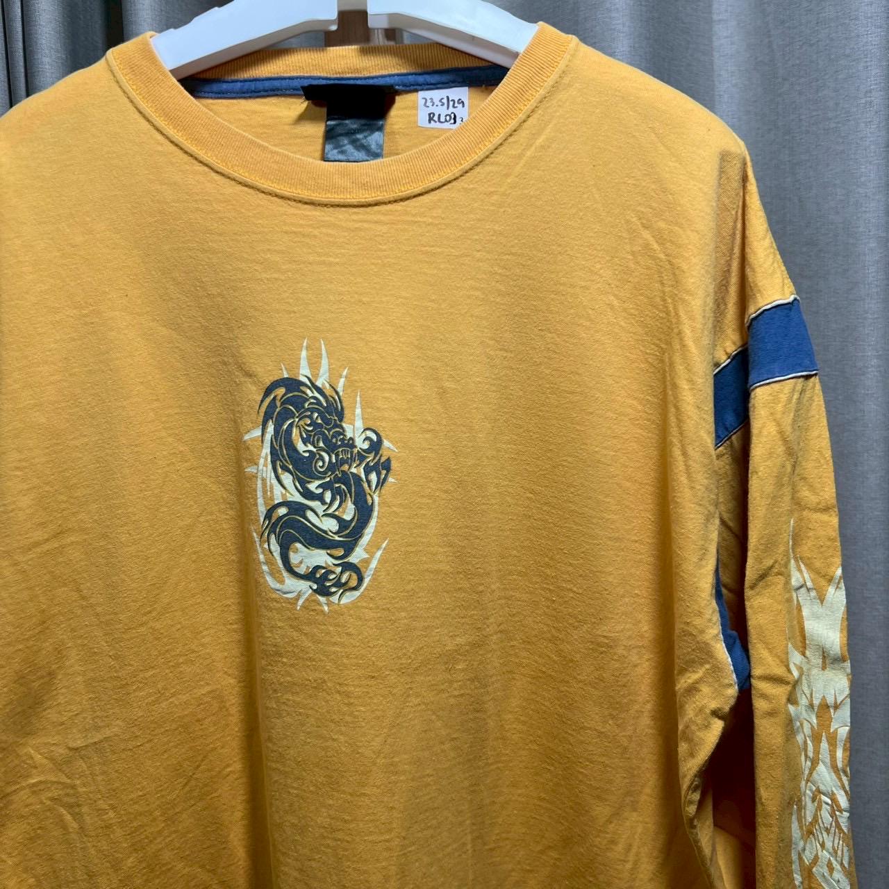 Vintage 00s No Boundaries Dragon Long Sleeve Shirt Size L RL03 - Etsy