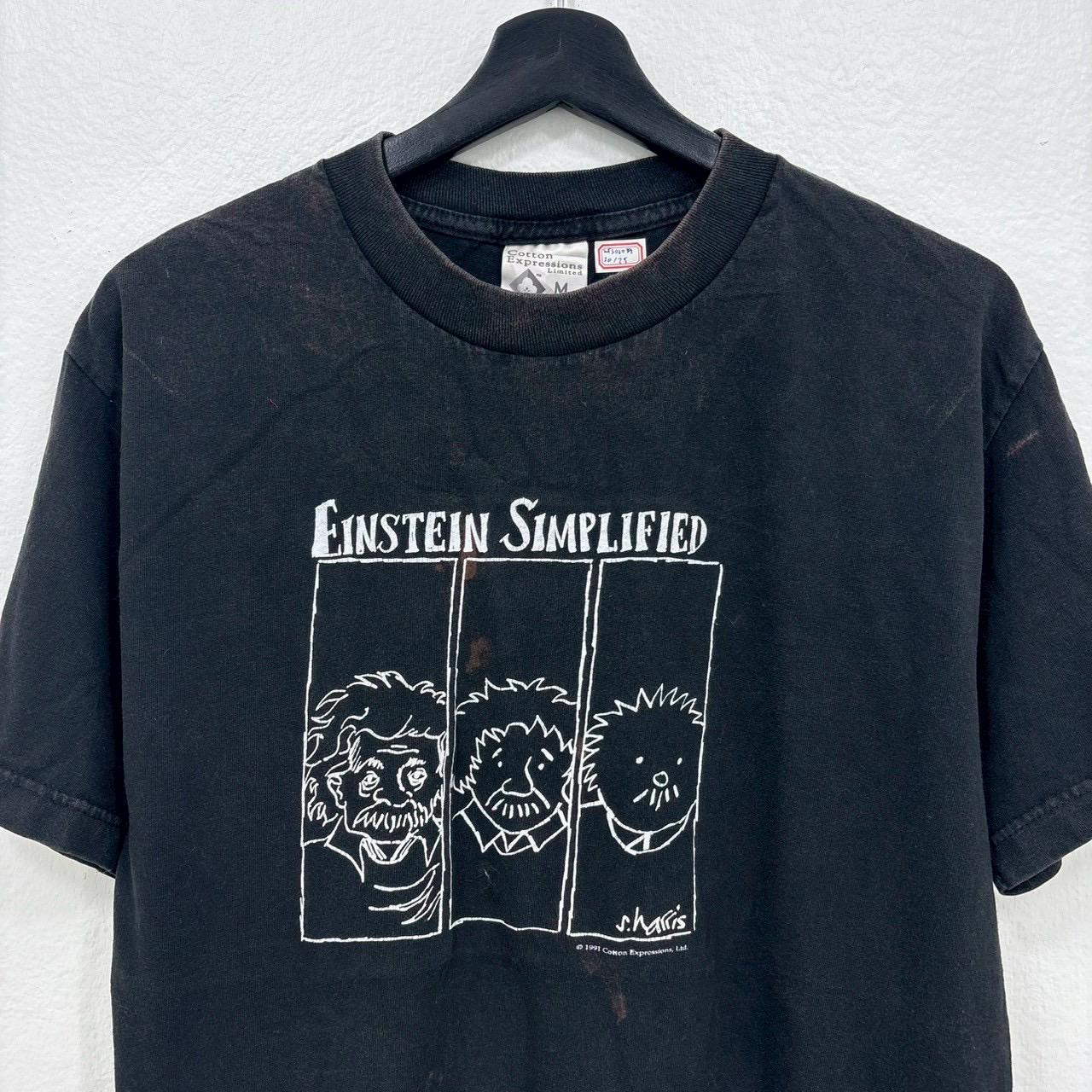 Vintage 1991s Einstein Simplified S. Harris ART Shirt Size M Wts02
