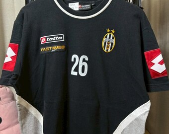 Vintage LOTTO JUVENTUS shirt size M rl067