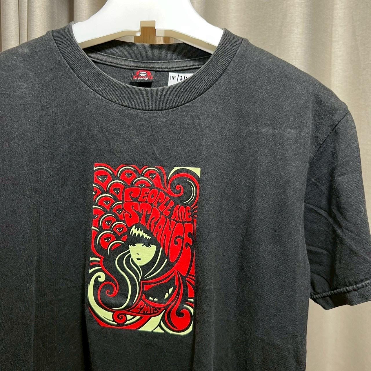 限定 絵本作家【00s】Emily the Strange ビンテージ Tシャツ EMILY THE STRANGE Vintage T-Shirt Rare Hot Topic Punk Goth