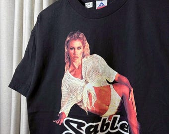 Vintage 1998s DIVA SABLE BOMB Attitude www www  Shirt size L  rl05