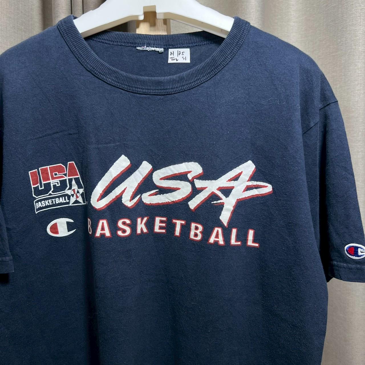 Vintage 00s Champion USA Basketball Dream Team Shirt Size M Tt02 